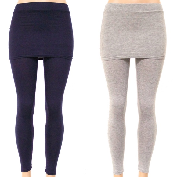 AMELIA skirt leggings - H.GREY - Picture 4 of 4